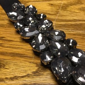 Torrid Gemstone Cluster Black Stretch Belt